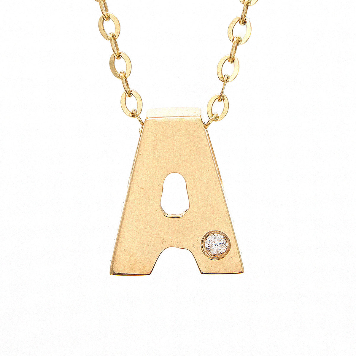 Karat Rush 14K Gold Initial F Necklace