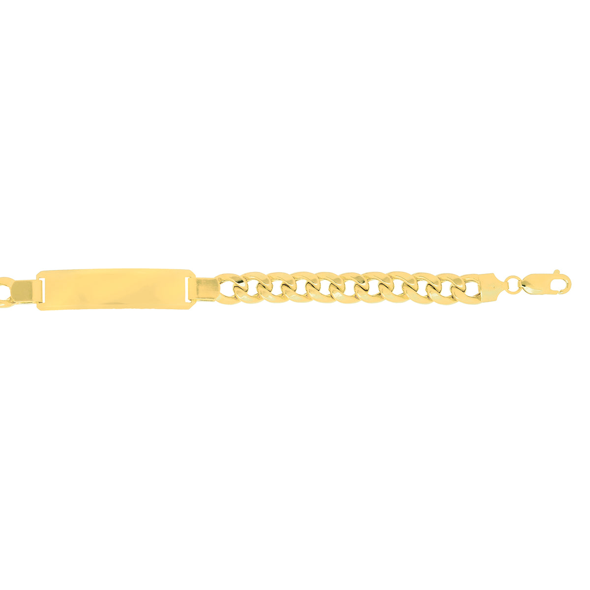 14K Yellow Gold 7.8MM ID Miami Cuban Link Bracelet Kevin Jewelers