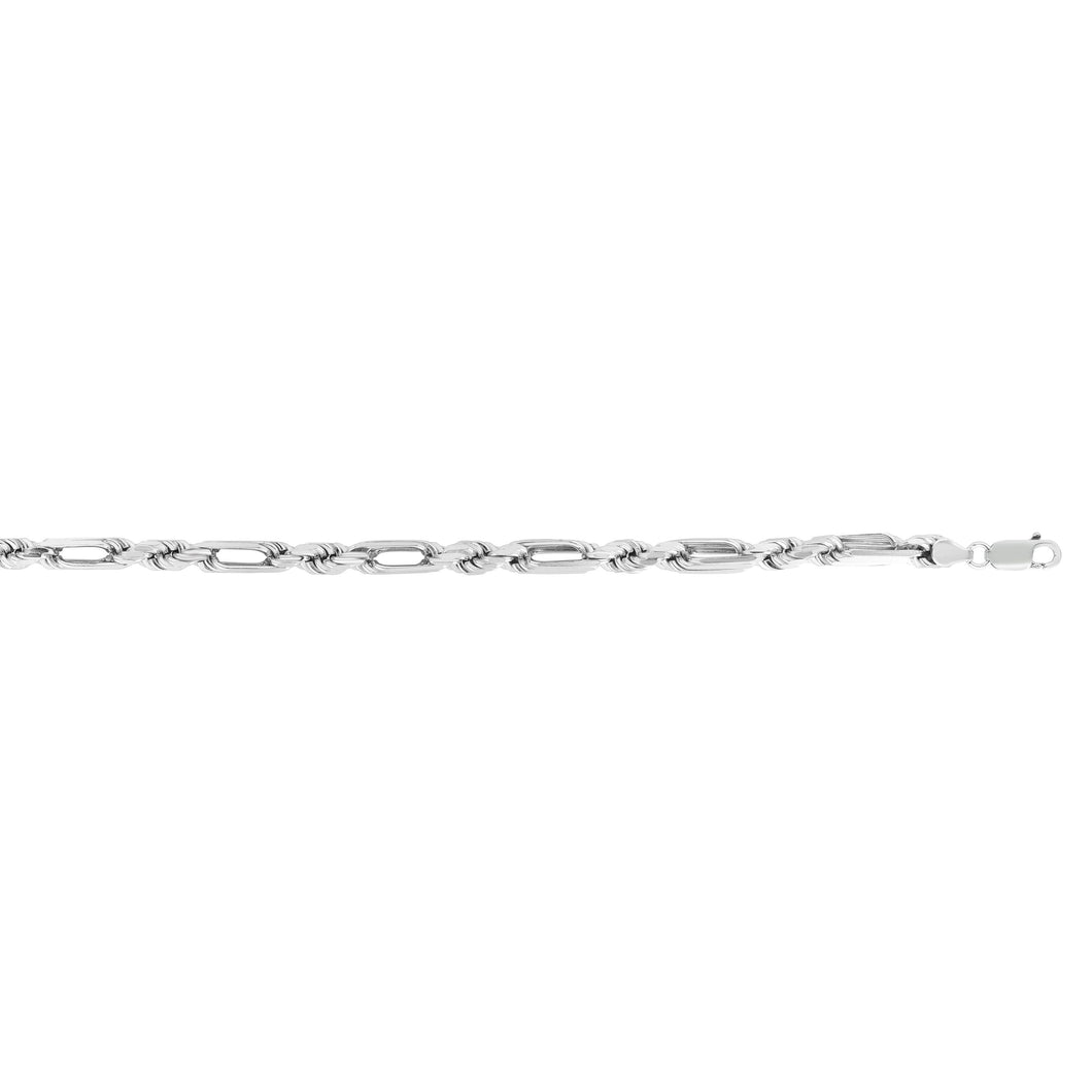 Silver 6mm Figarope Chain