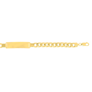 14K Yellow Gold 7.8MM ID Miami Cuban Link Bracelet