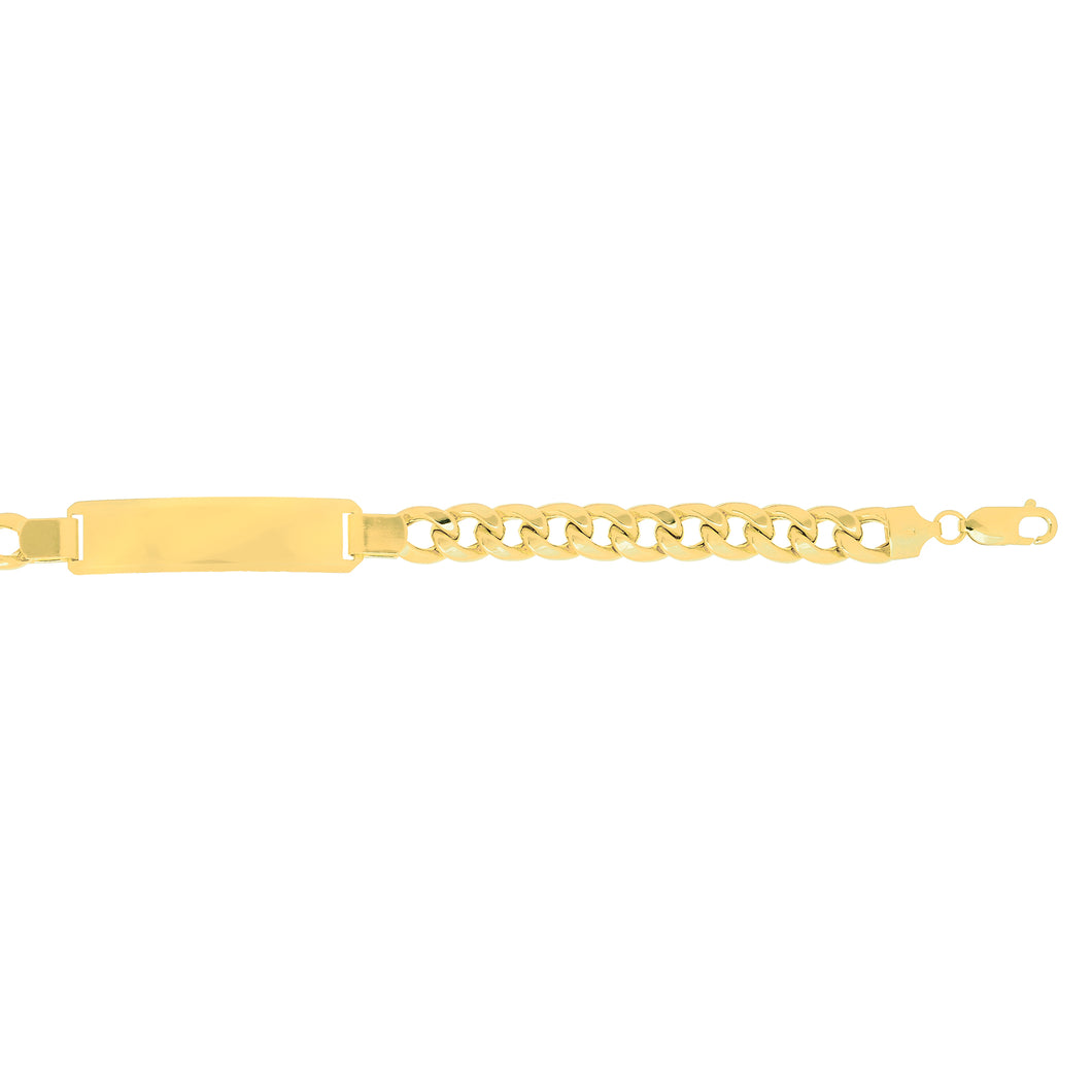 14K Yellow Gold 7.8MM ID Miami Cuban Link Bracelet