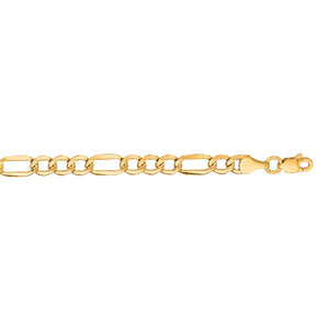 14K Gold 4.7mm Lite Figaro Chain