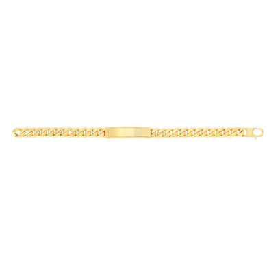 14K Gold Maschio ID Bracelet