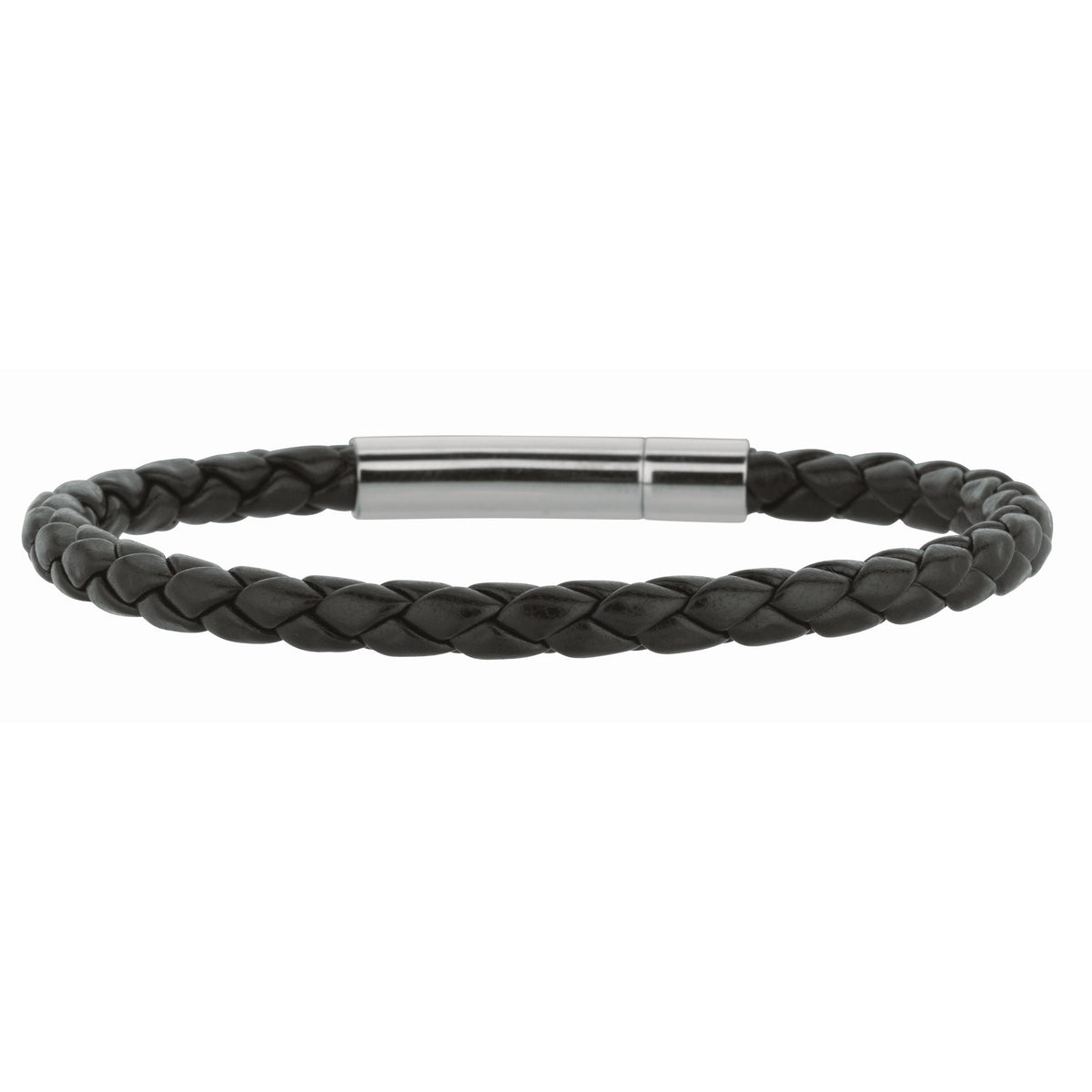 Stainless Steel Braided Black Bracelet Kevin Jewelers