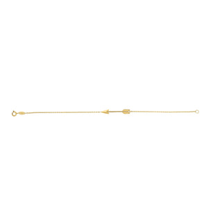10K Gold Arrow Bracelet